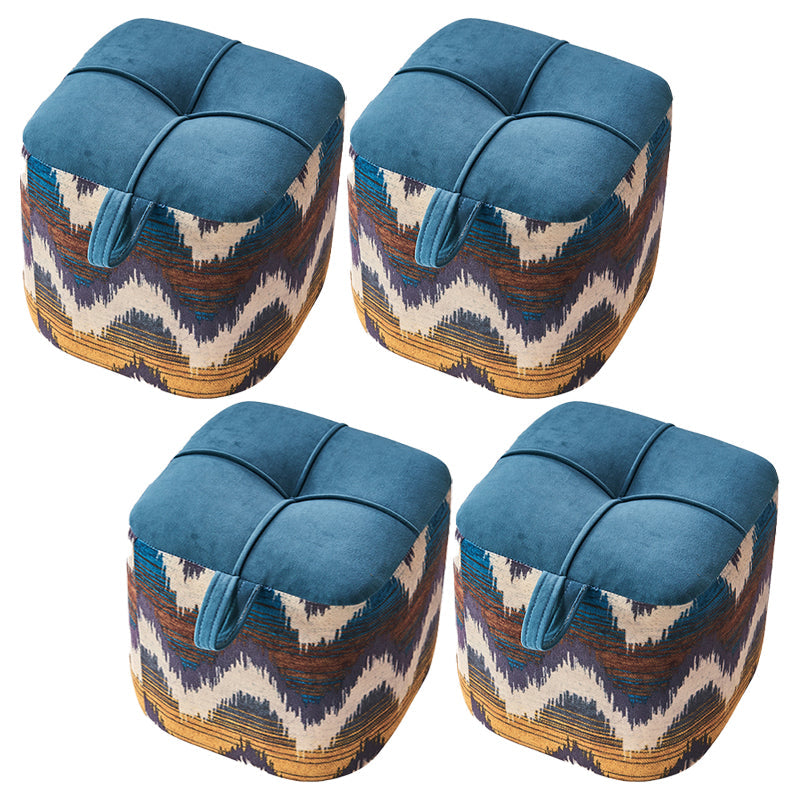 Fabric Standard Stool Modern Style Simple Household Foot Stool