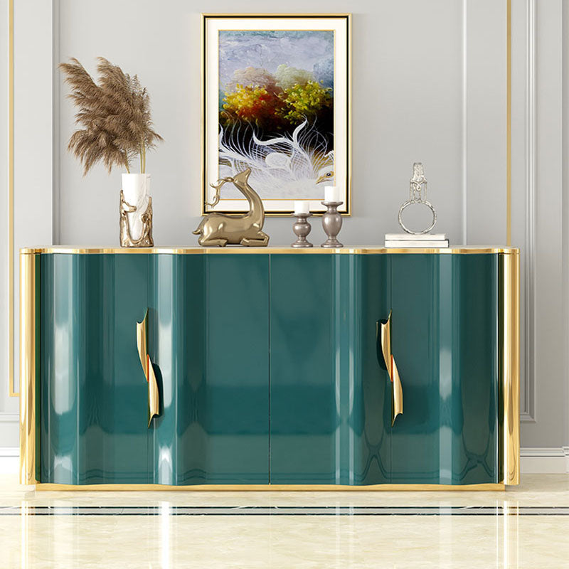 Glam Sideboard Engineered Holzaufbewahrungsbuffet mit Türen zum Esszimmer