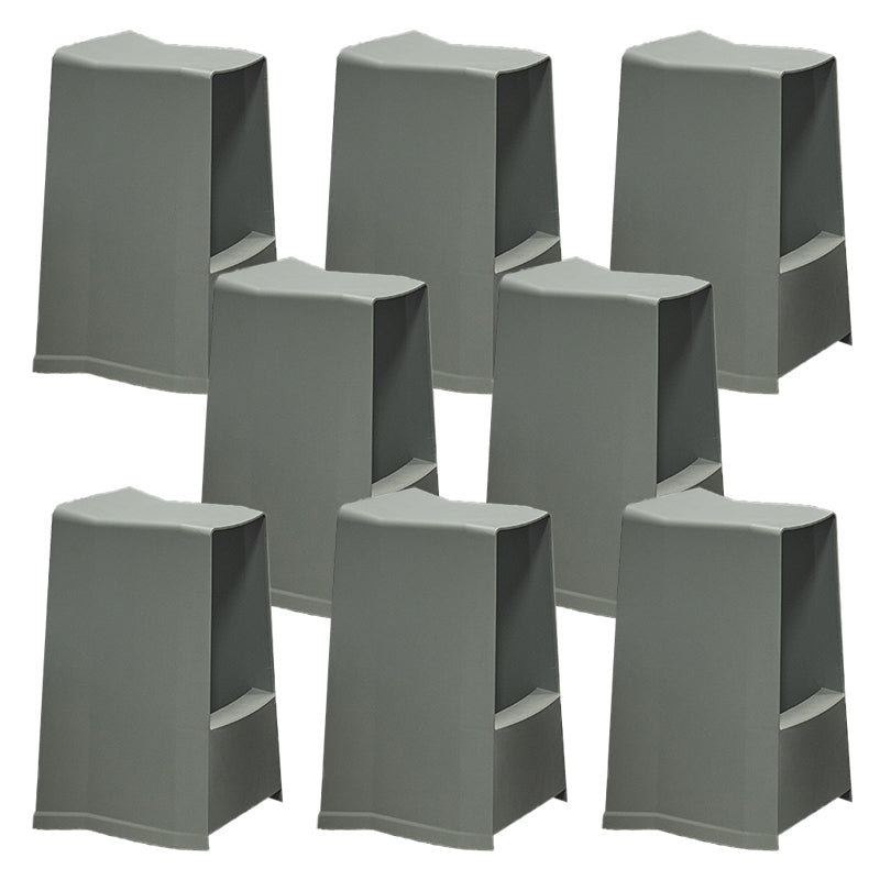 Sgabelli da bar in plastica moderni sgabelli da bar senza schienale per soggiorno