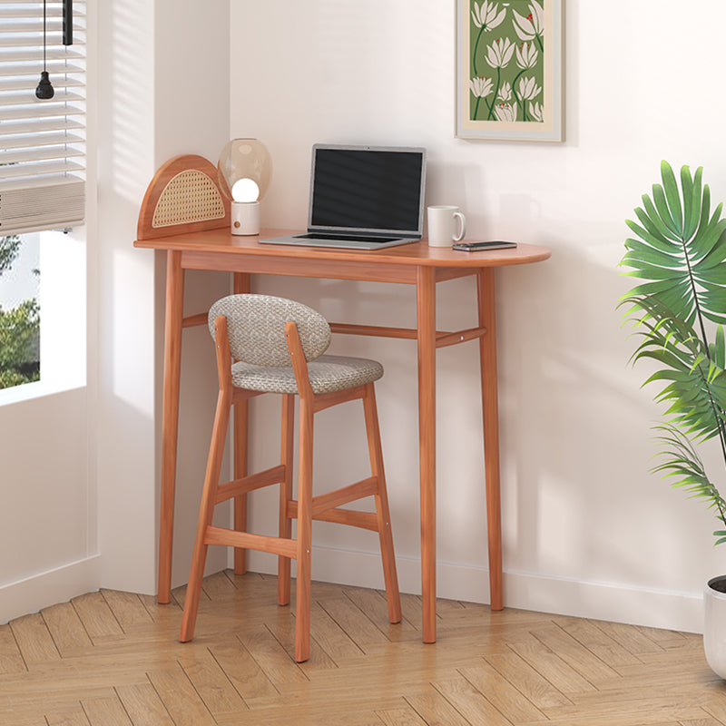 Ensemble de table à barres en bois massif 1/2/3 pcs de table de barre glamour et tabourets rembourrés