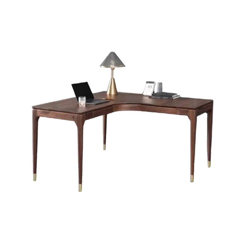 Bureau de bureau en bois massif moderne en forme de tiroir unique en forme de tiroir unique pour la maison