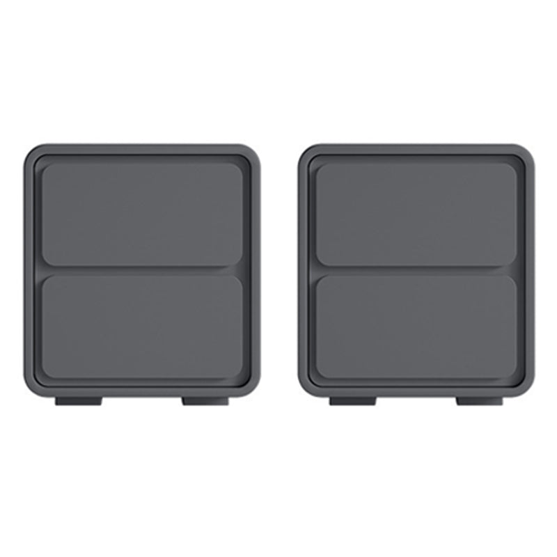 Comodino da comodino da tavolo da accento moderno con 2 cassetti