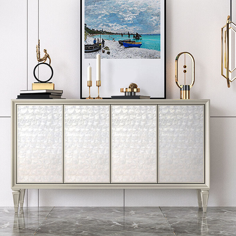 Stile moderno a buffet in legno ingegnerizzato per la sala da pranzo 35,4 pollici di altezza