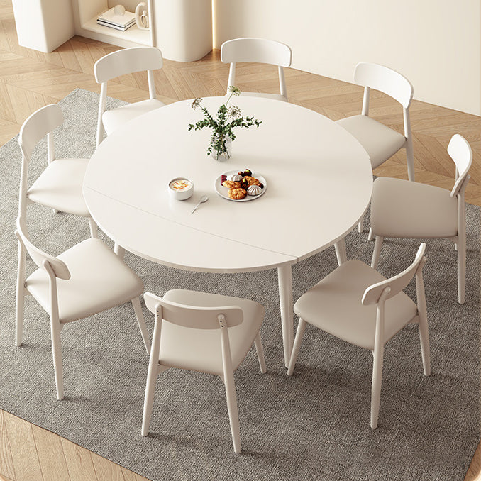 Modern 1/5/7/9 Pieces Furniture Sintered Stone Dining Set in White