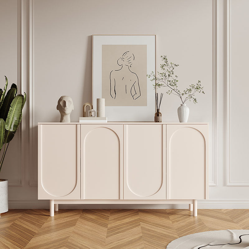 Engineered Wood Sideboard Cabinet White 35.4 "H Dining Server voor eetkamer