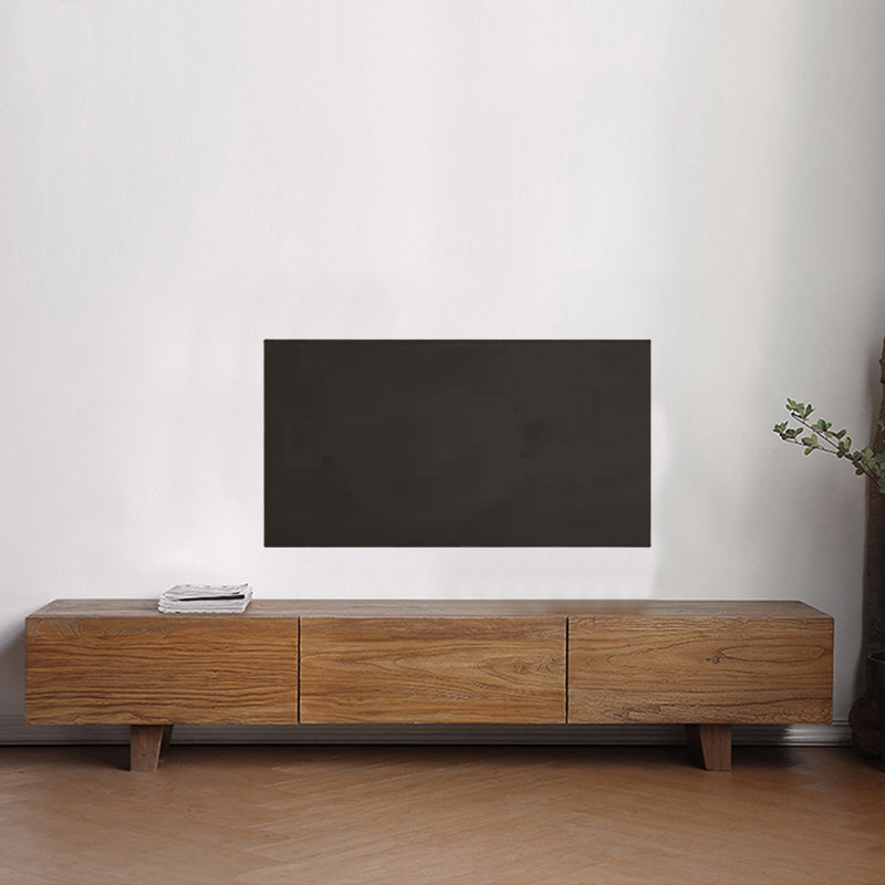 Wooden TV Media Stand Scandinavian TV Media Console with Drawers 87"L x 16"W x 16"H Clearhalo 'furn' 'furn_tv_stands_entertainment_centers' 'Furniture' 'Living Room Furniture' 'TV Stands & Entertainment Centers' 'TV Stands & Media Storage Furniture' 'tv_stands_entertainment_centers' 7320391