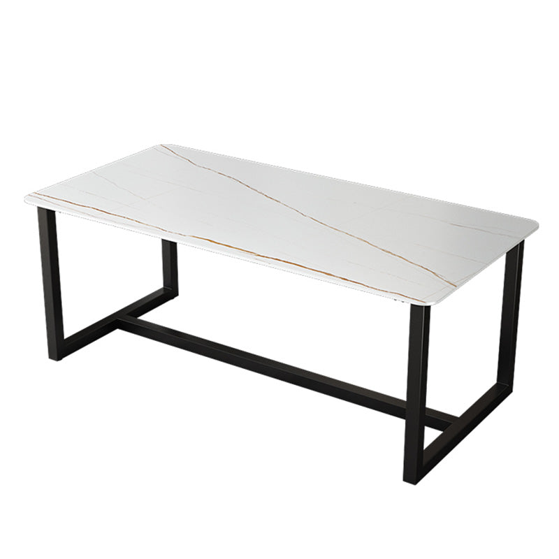 Desca da ufficio contemporanea rettangolo antico finitura di computer