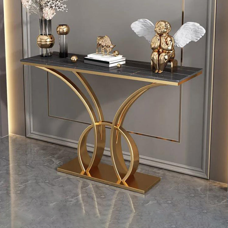 16 inch Wide Accent Table Rectangle Shape Console Table for Hall