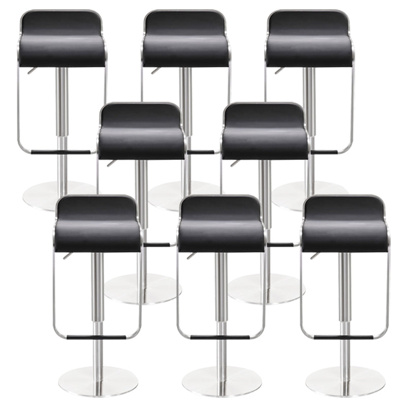 Chaise de comptoir intérieur en cuir fausse