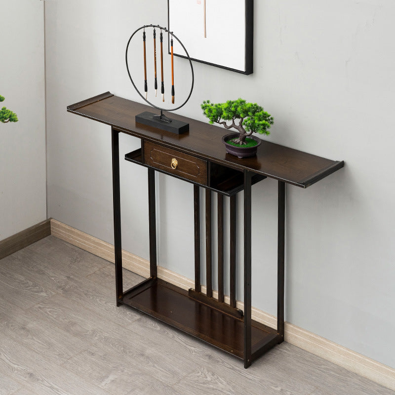 Tabella della console moderna di 31 "H Mid-secolo Tabella del singolo cassetto