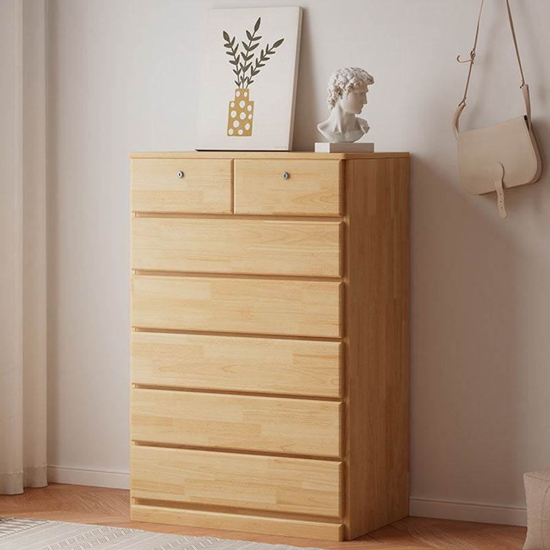 Modernisme Horizontal Lingerie Coffre en bois commode avec 5/7 tiroirs pour la maison