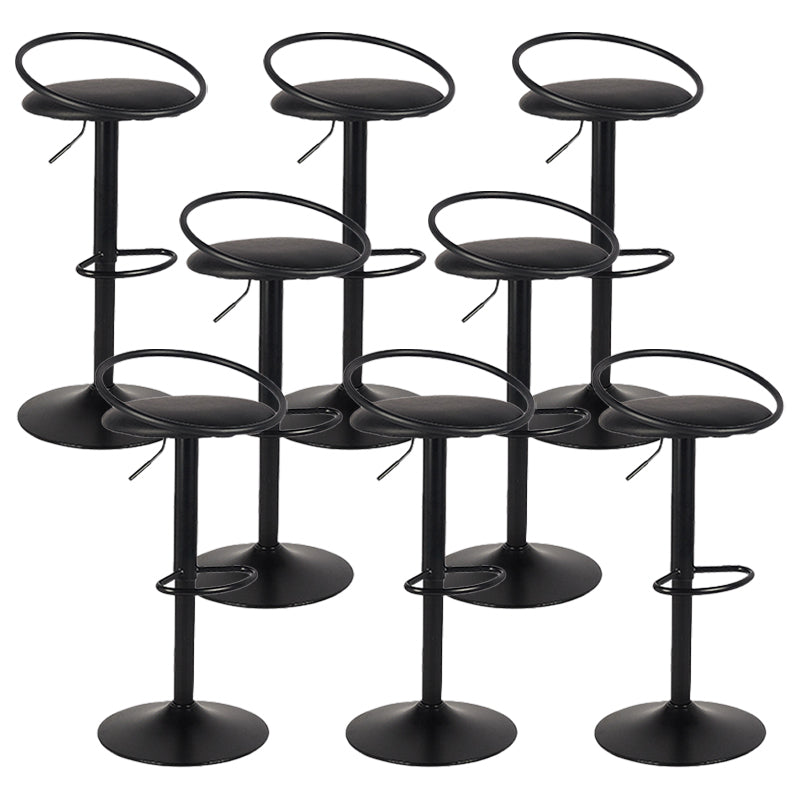 Indoor Metal Legs Bar Stool Adjustable Height Bar Stool with Footrest