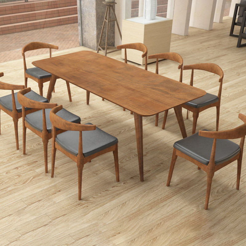 Modern Wood Office Desk Rectangular Shape Task Desk with 4 Legs for Office 70.9"L x 31.5"W x 29.5"H Clearhalo 'furn' 'furn_office_desk' 'Furniture' 'Office Desks' 'Office Furniture' 'office_desk' 7365115