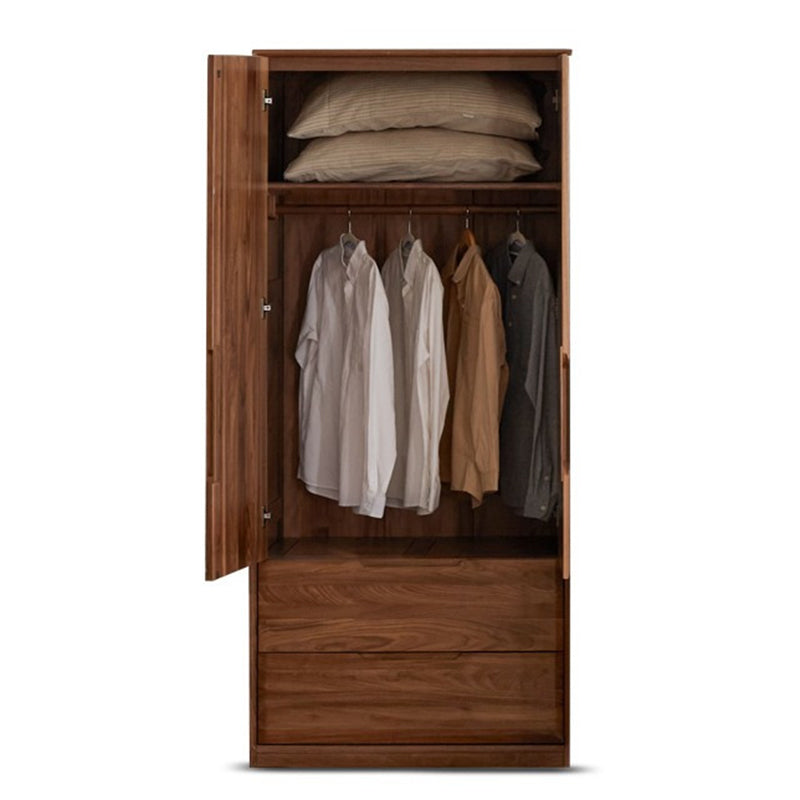 Armoire de rangement brun contemporain armoire en bois massif