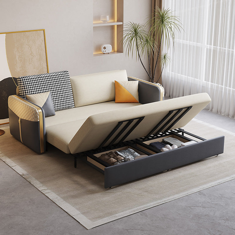 Divani per sonno posteriore cuscino bianco.