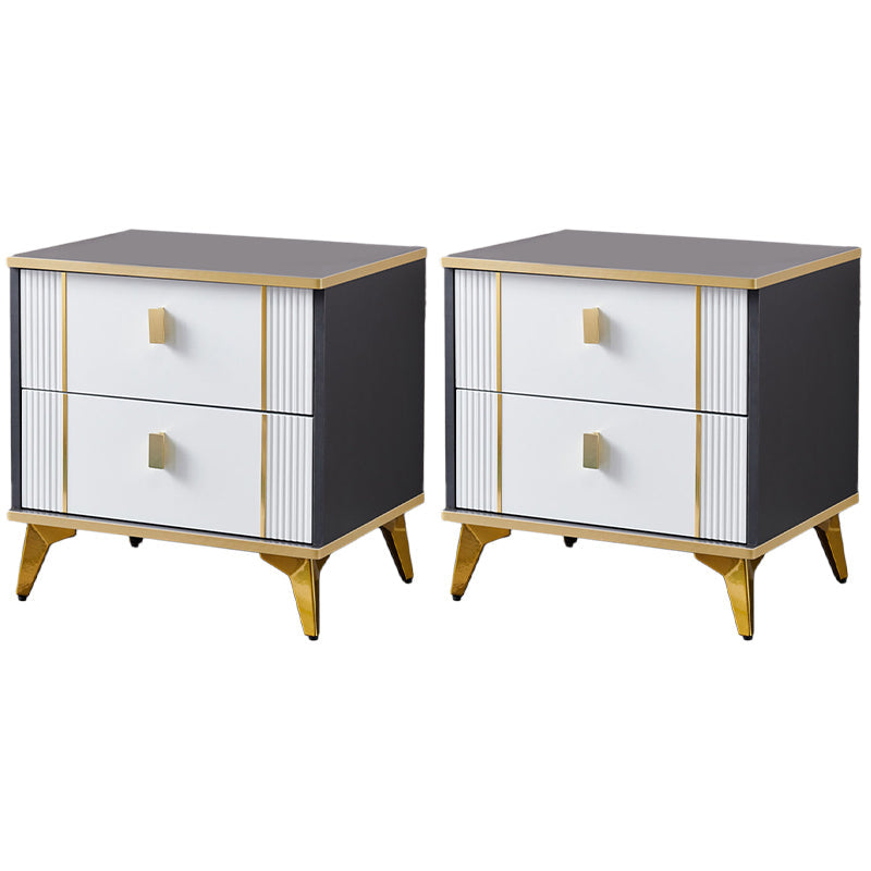 Table de chevet de table à accent contemporain