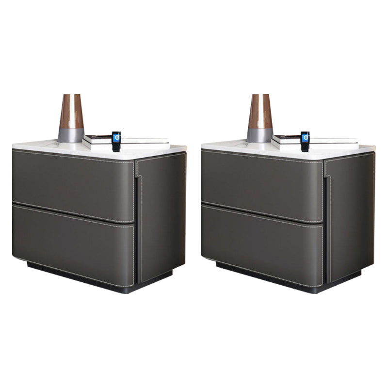 Table table de nuit à 2 tiroirs contemporains