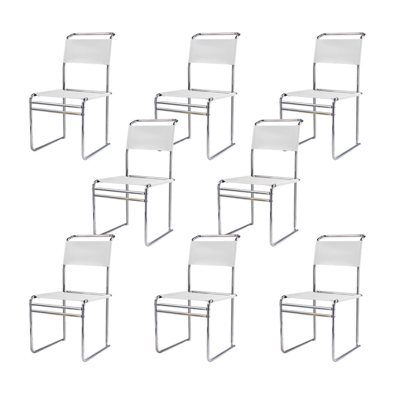 Sedia laterale in stile moderno in vetro sedia da pranzo inoltre a bracciole per cucina