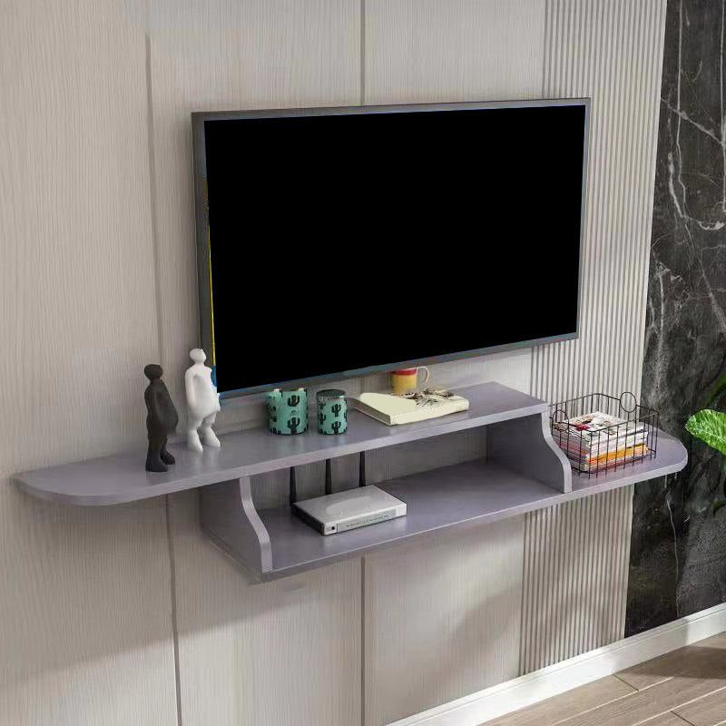 Contemporary TV Media Console Floating TV Console for Living Room Grey Clearhalo 'furn' 'furn_tv_stands_entertainment_centers' 'Furniture' 'Living Room Furniture' 'TV Stands & Entertainment Centers' 'TV Stands & Media Storage Furniture' 'tv_stands_entertainment_centers' 7383574