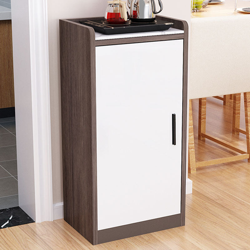 Matte Finish Indoor Dining Server Modern Sideboard for Dining Room Brown Clearhalo 'buffet_sideboard' 'Buffets & Sideboards' 'furn' 'furn_buffet_sideboard' 'Furniture' 'Kitchen & Dining Furniture' 7384032