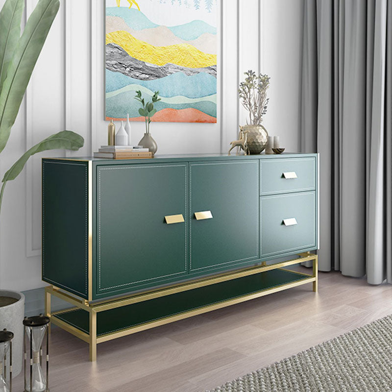 Glam kleurrijke sideboard -serverkast open opslag voor eetkamer