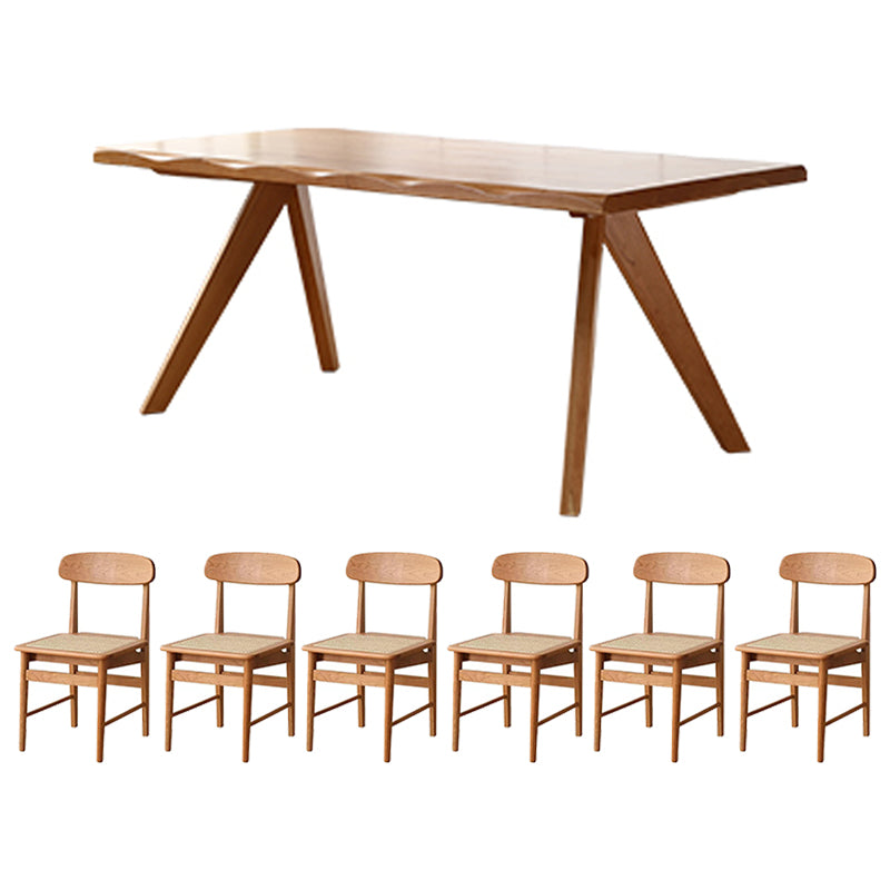 Meubles de style moderne 5/7 PCS RECTANGE TABLEAU DE DINETTE DE LOCE SUIL