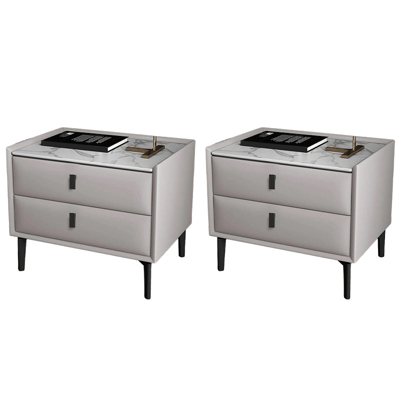 2 tiroirs Accent Contemporain Table table de nuit