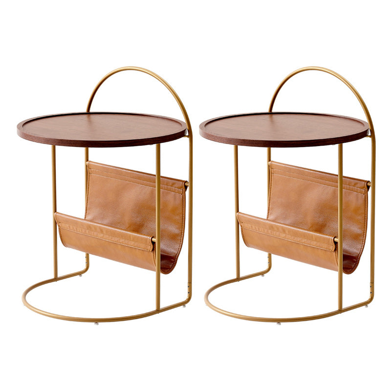 Brone Tray Top Corner Table Solid Wood Side Table with Storage 2 Clearhalo 'Coffee & Accent Tables' 'End & Side Tables' 'end_side_tables' 'furn' 'furn_end_side_tables' 'Furniture' 'Living Room Furniture' 7387110