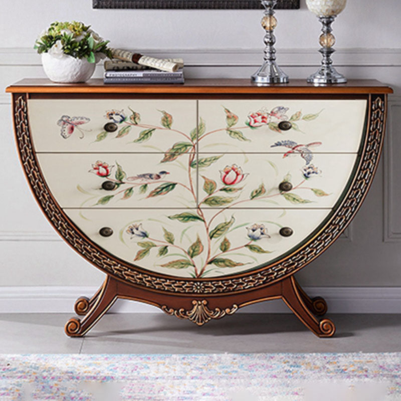 Rangement de rangement traditionnel bois massif de 15,6 pouces de largeur