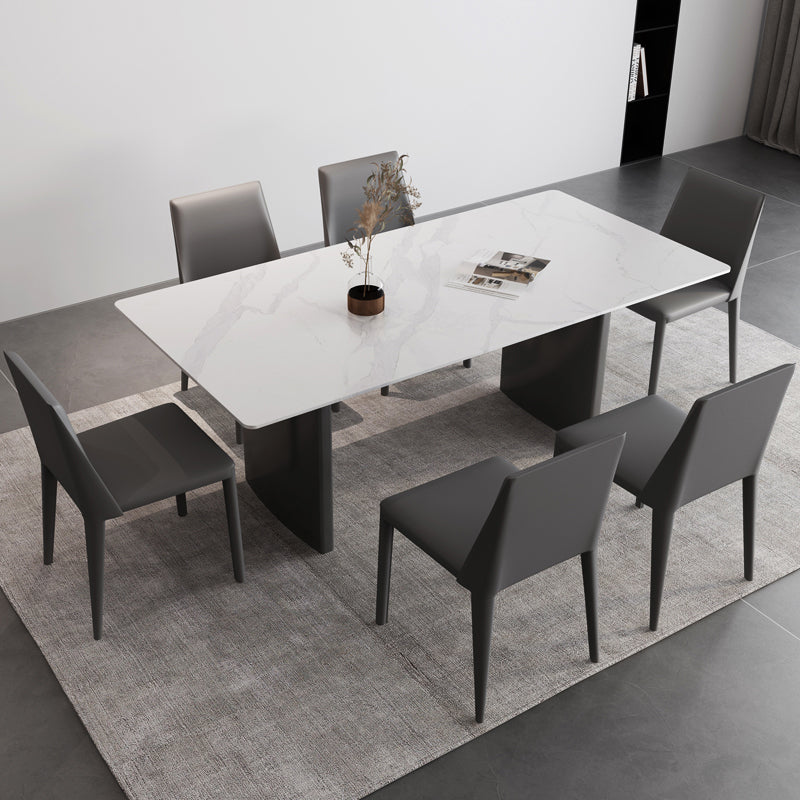 Ensemble de table à manger moderne 1/4/6/7 Pièces avec ensemble de meubles de cuisine de base en métal