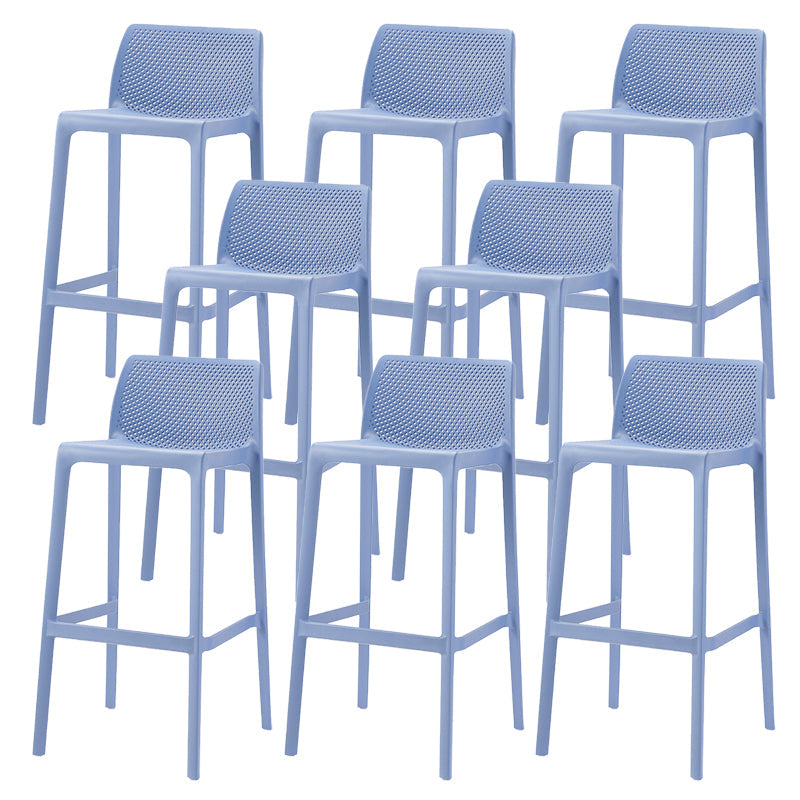 Sgabelli da bar in plastica in plastica in stile moderno sgabelli da bar per sala da pranzo