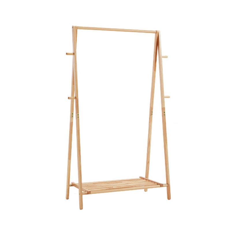 Talbero di ingresso in legno di gomma in gomma per cappotto in stile contemporaneo per soggiorno