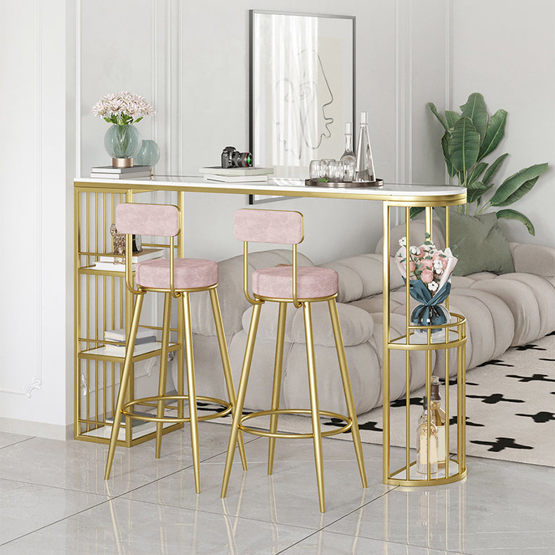 Ensemble de table de bar moderne 1/2/3 PCS Stone Specialty Pub Pub Pub pour le salon