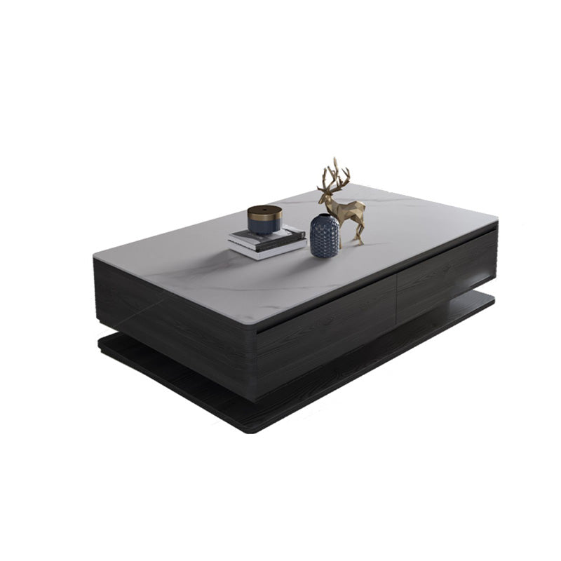 Tavolino moderno tavolino da tavolo da cocktail con 4 cassetti