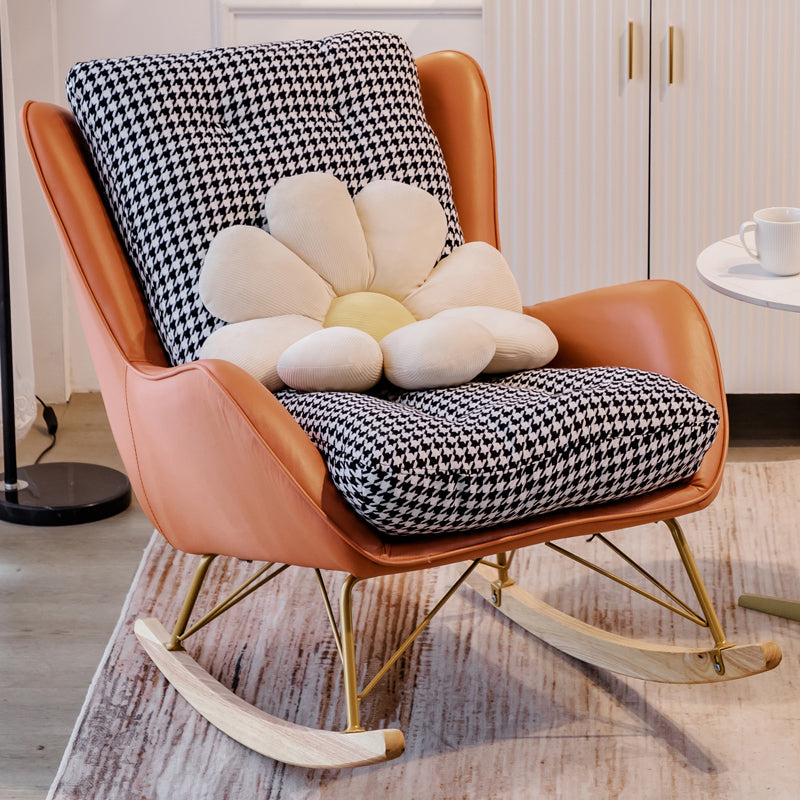 Moderner Stil leichter Luxus -Chaise Lazy Sofa Stuhl Freizeit Lounge Schaukelstuhl