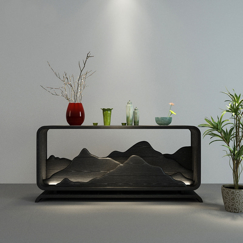 Tavolo della console contemporanea a forma di rettangolo