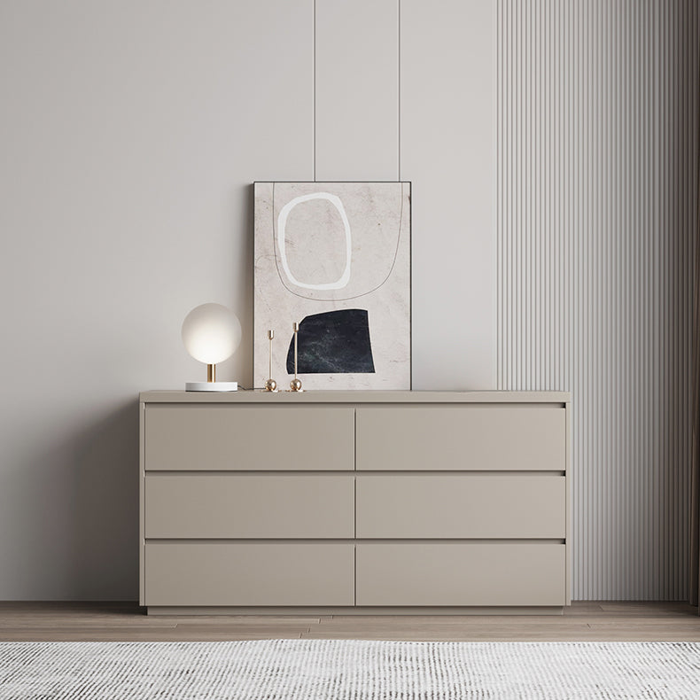 Modern Storage Chest Dresser Wooden Storage Chest with 6 Drawers