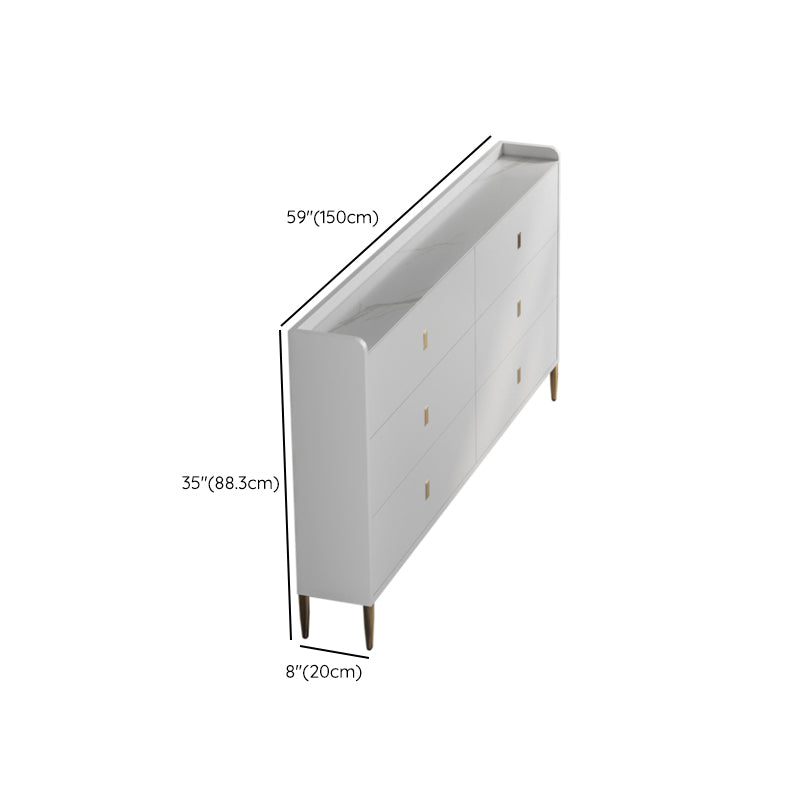 Moderne Aufbewahrungstorte Kommode Station Storage Chest mit 6 Schubladen