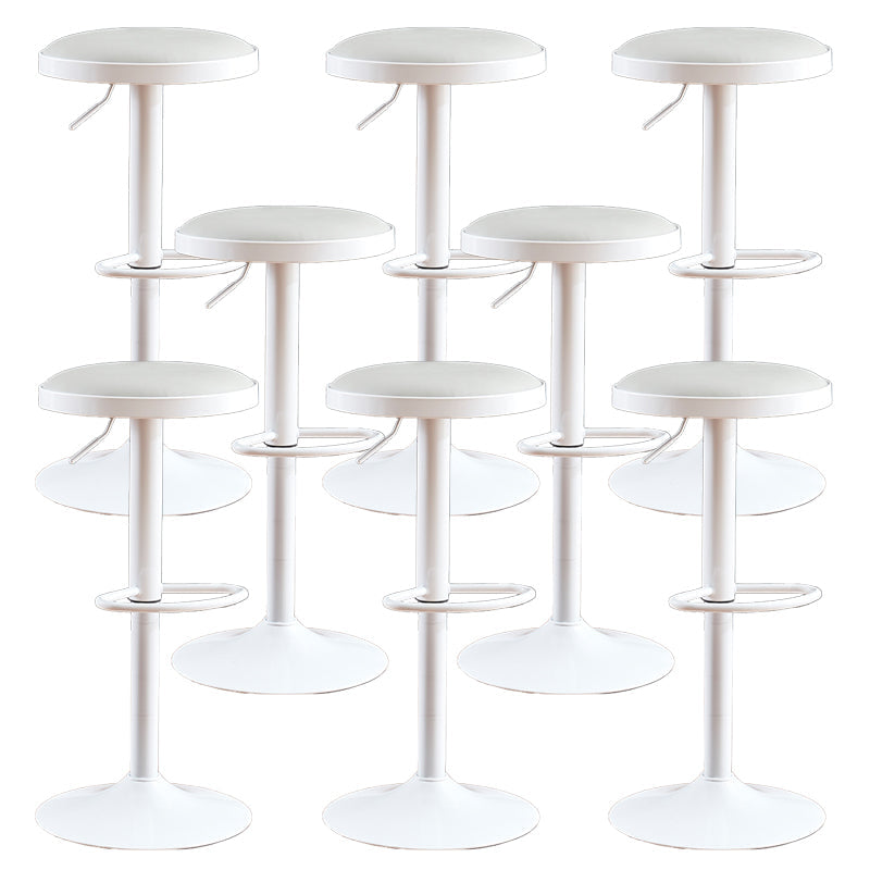 Totallos de barras de cuero falso Toturos de barra de altura ajustable con reposapiés