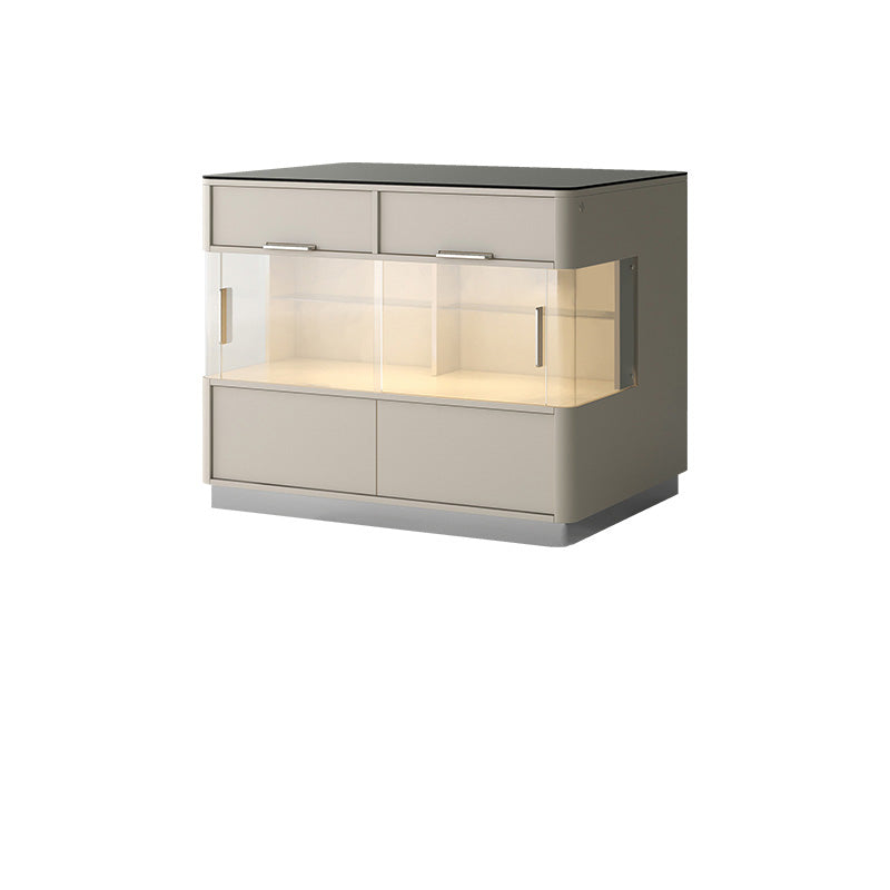 Tavolo da cucina in granito in granito moderno cucina stazionaria con cassetto