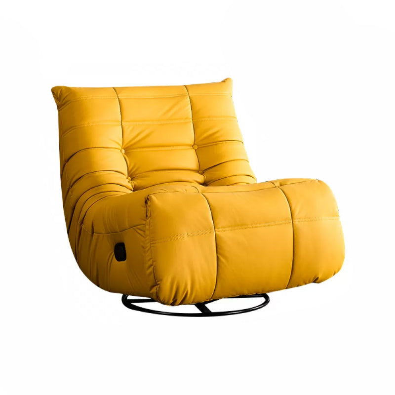 Ricevitore di alette contemporanee reclinabile a pezzi di colore solido per interni