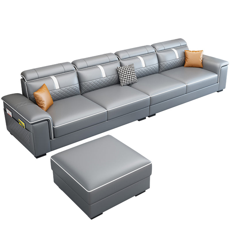 Kissen -Oberarm -Sofa 35,43 "hoher Kunstledersofa -Fleckenfestigkeit