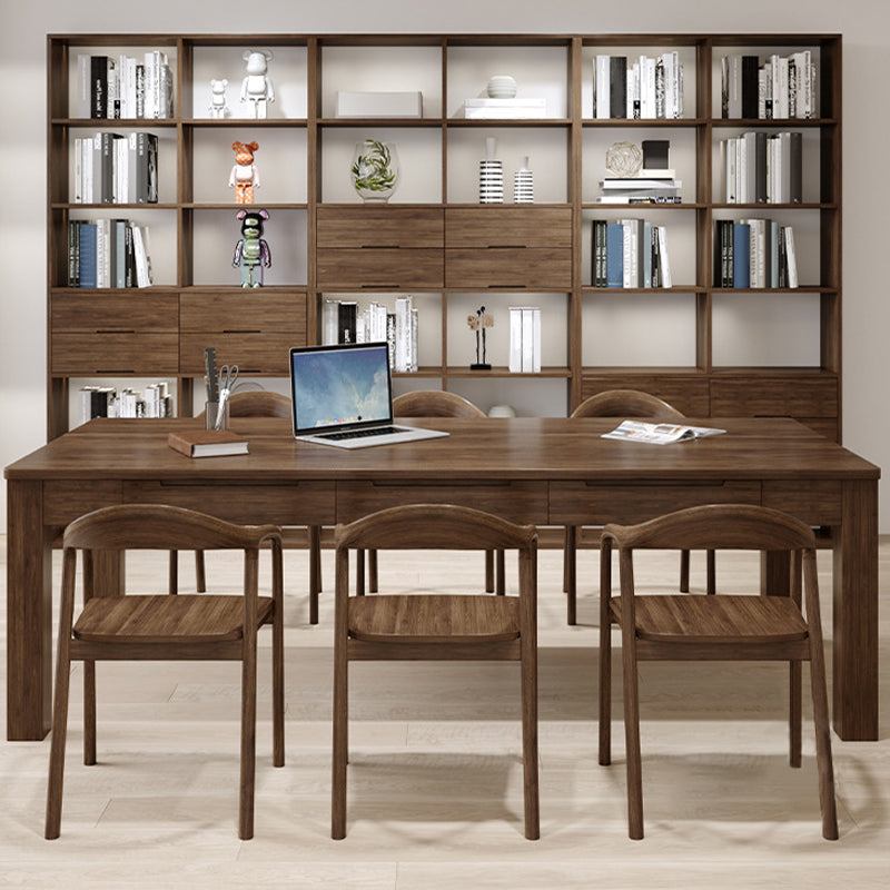 Bureau de bureau de style contemporain Bureau de bureau rectangulaire Bureau de tâche avec 4 jambes pour le bureau