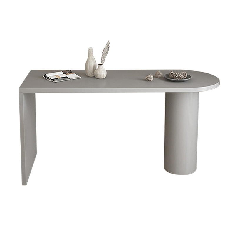 Table de la barre de bois fausse double table de pub à double piédestal pour une utilisation du patio