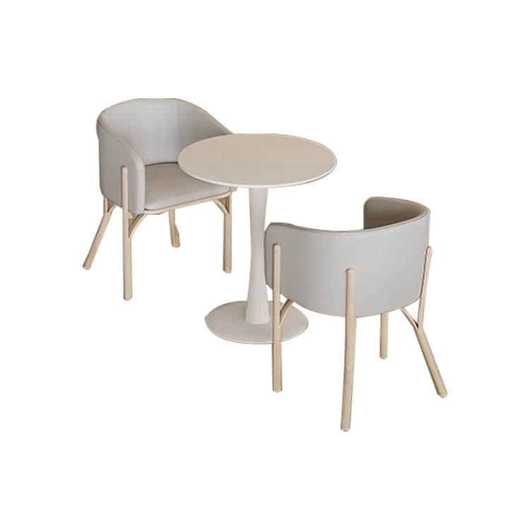 Moderne runde Esstisch Set 1/3 Stücke Essset für Küche