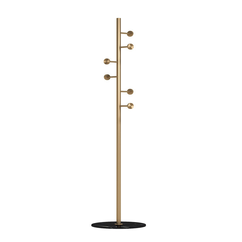 Metal Hall Stand Glam Style Standing Free Standing With Coat Hook