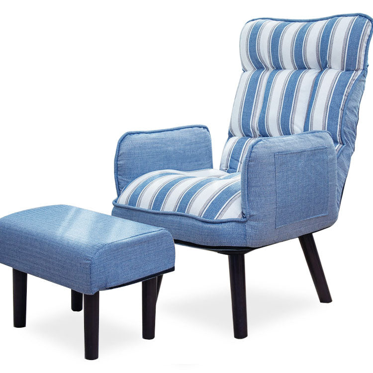 Sedia reclinabile in metallo reclinabile in tessuto