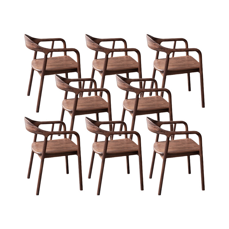 Silla de comedor de madera sólida silla de comedor abierta para comedor para comedor