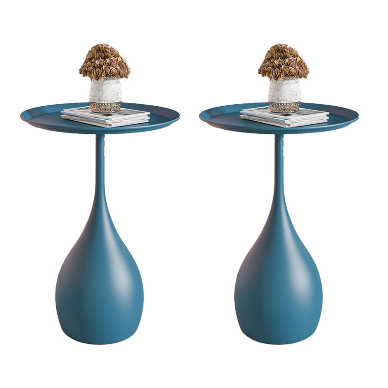 ベッドルーム用のコンテンポラリーアクセントテーブルナイトスタンドメタルナイトテーブル