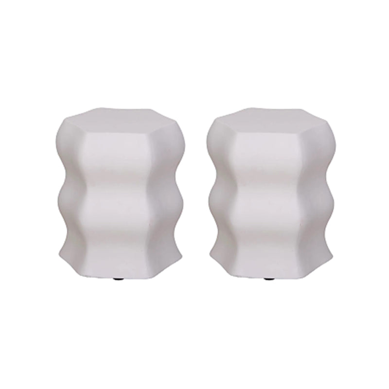 14.6" Wide Metal Block Side Table Geometric Sofa Side Accent Table 2 Clearhalo 'Coffee & Accent Tables' 'End & Side Tables' 'end_side_tables' 'furn' 'furn_end_side_tables' 'Furniture' 'Living Room Furniture' 7488700